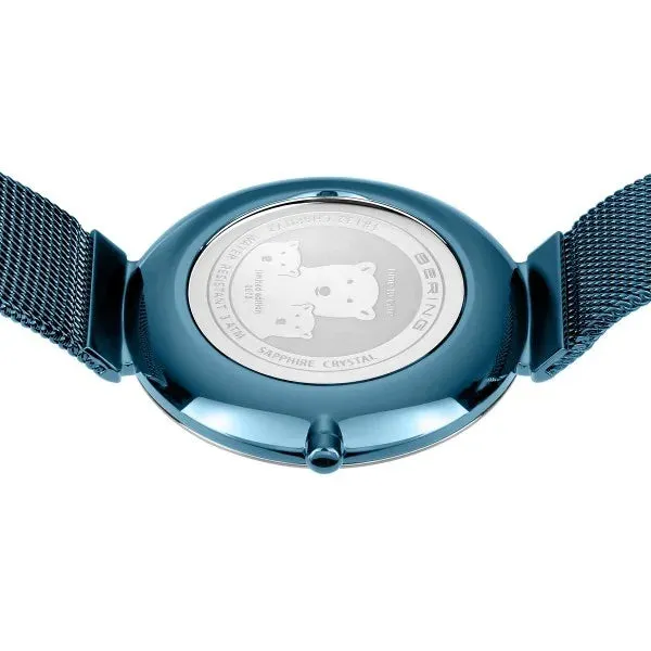 Bering Charity Polished Blue Watch