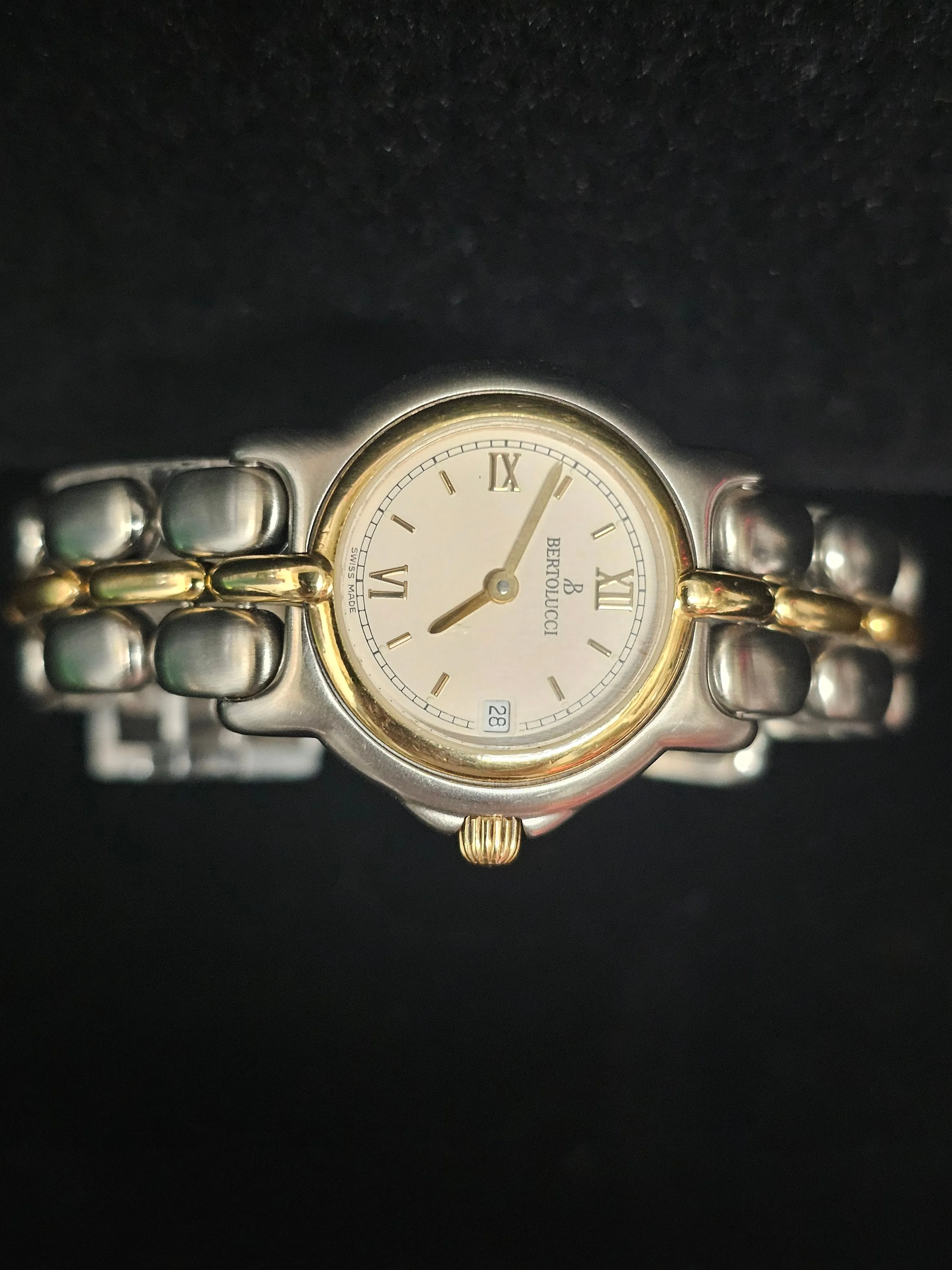 BERTOLUCCI Ref. 111 8055 49 Lady's 18K YG SS Brand New Watch- $7K APR w/ COA!!!!