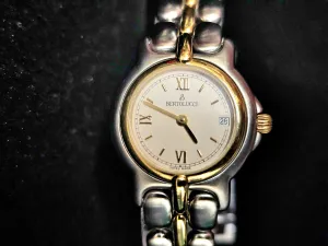BERTOLUCCI Ref. 111 8055 49 Lady's 18K YG SS Brand New Watch- $7K APR w/ COA!!!!