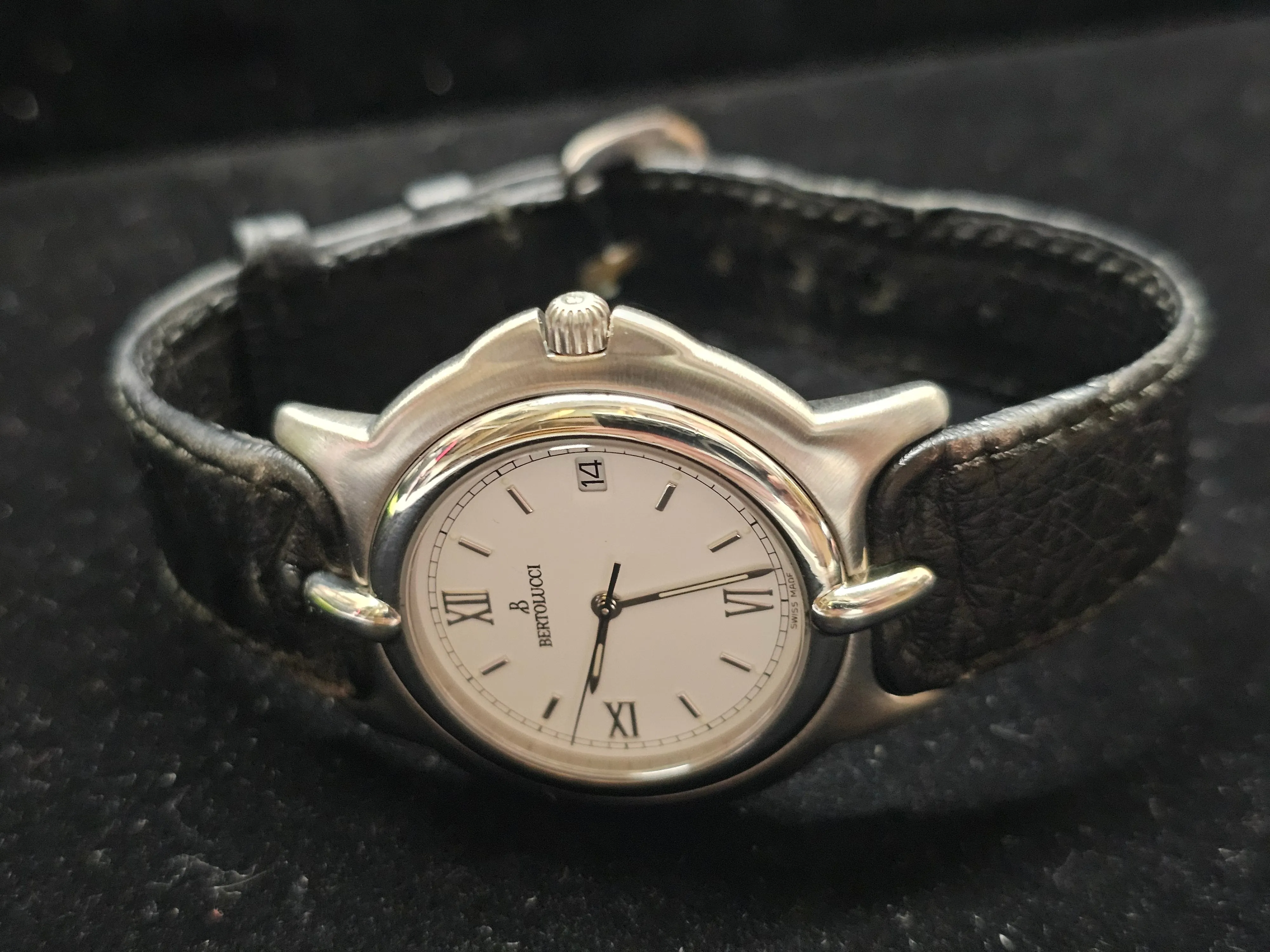 BERTOLUCCI SS Ref:113 8050 41 Day Feature, White Dial Mens Watch- $6K APR w/ COA