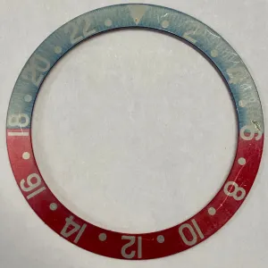 BEZEL Rolex Ref#1675 Vintage 1960's Bi-Color Red & Light Blue - $20K APR w/ CoA!