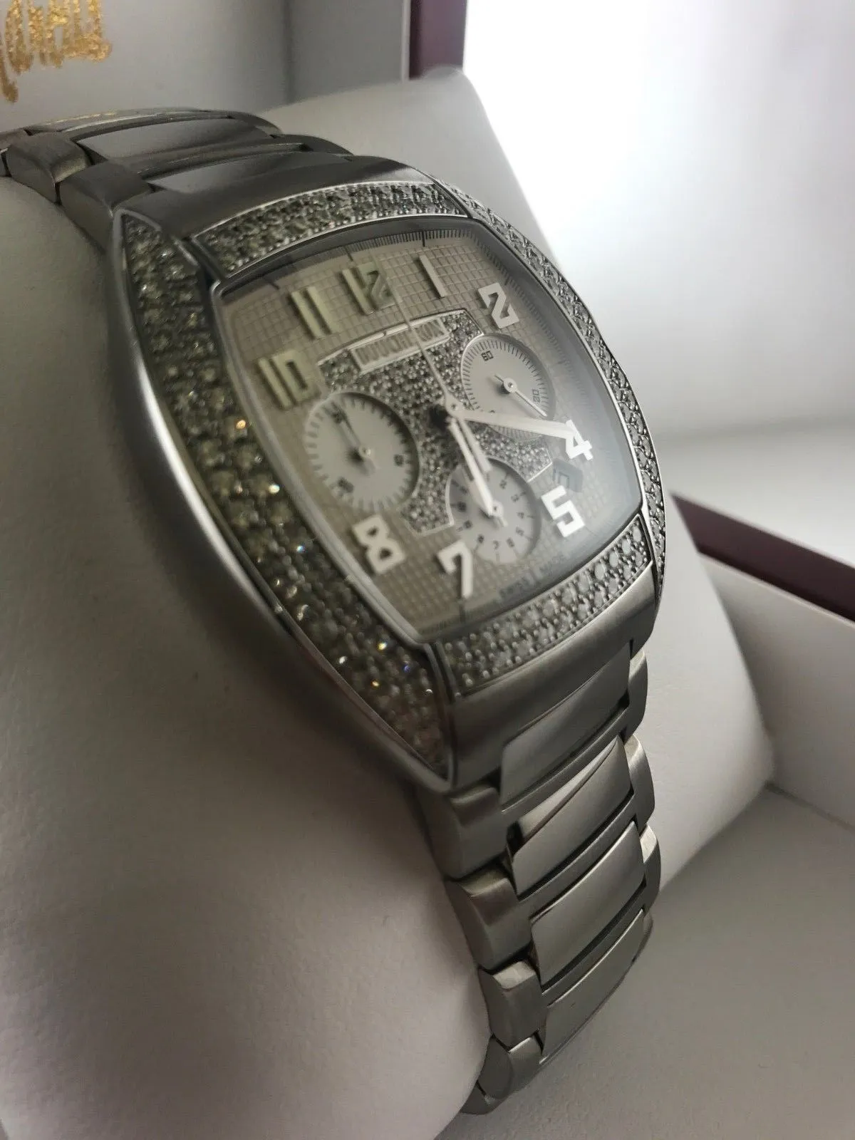 Boucheron MEC Chronograph XL | SS | 156 Diamonds - $40K VALUE!