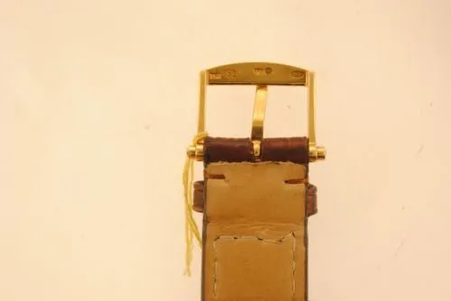 BREGUET Rare #3917 Men's 18K Yellow Gold Wristwatch w/ Skeleton Back - $25K VALUE