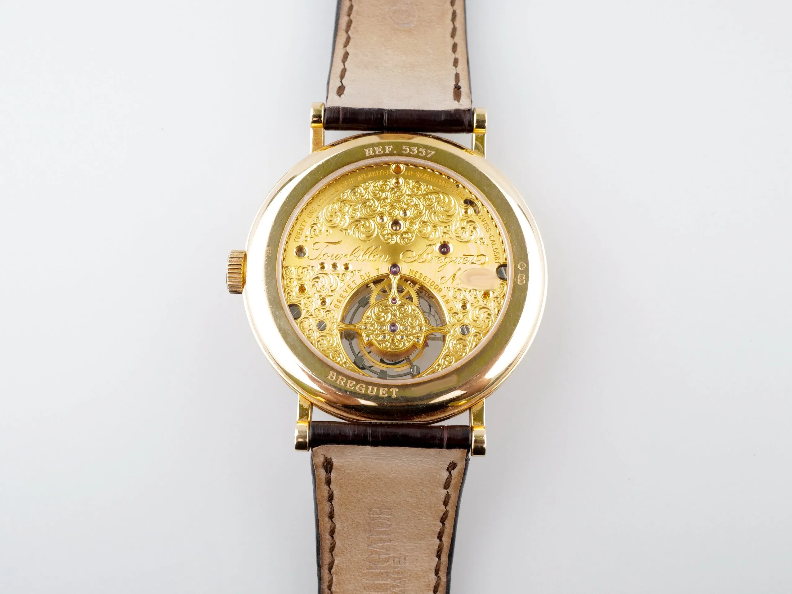 Breguet Tourbillon Classique 18K Yellow Gold Mens Watch