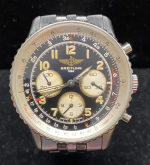 BREITLING 1884 Navitimer SS Beautiful Brand New Unisex Watch - $15K APR w/ COA!