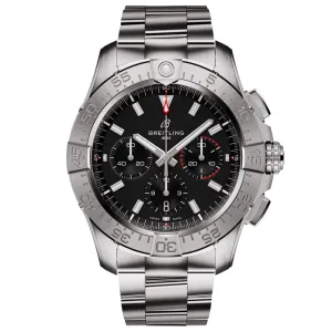 Breitling Avenger B01 Chronograph 44mm Black Dial Automatic Gents Watch AB0147101B1A1