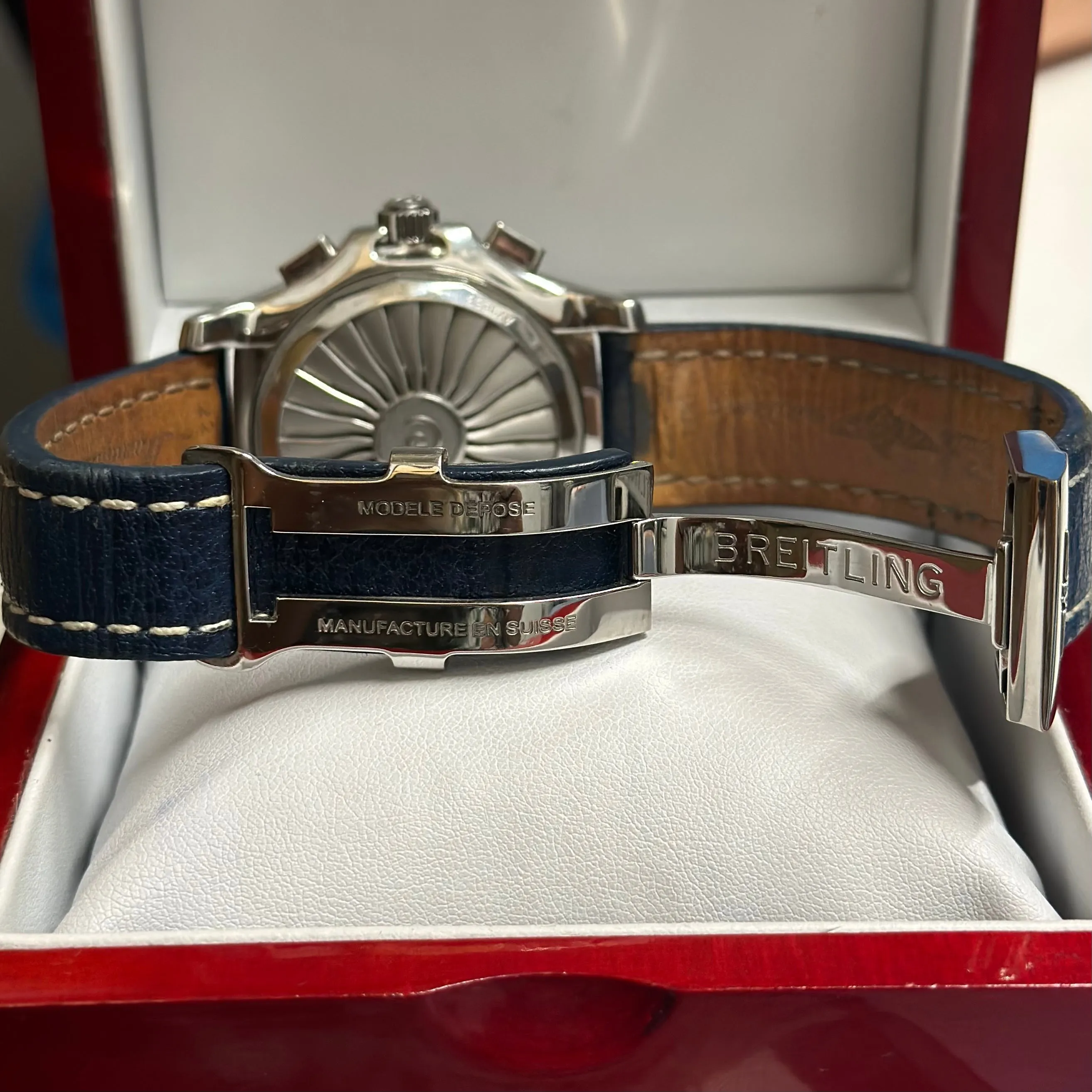 BREITLING Jumbo Dual Time Chronograph, Digital Men's Watch! - $10K APR w/ COA!!!