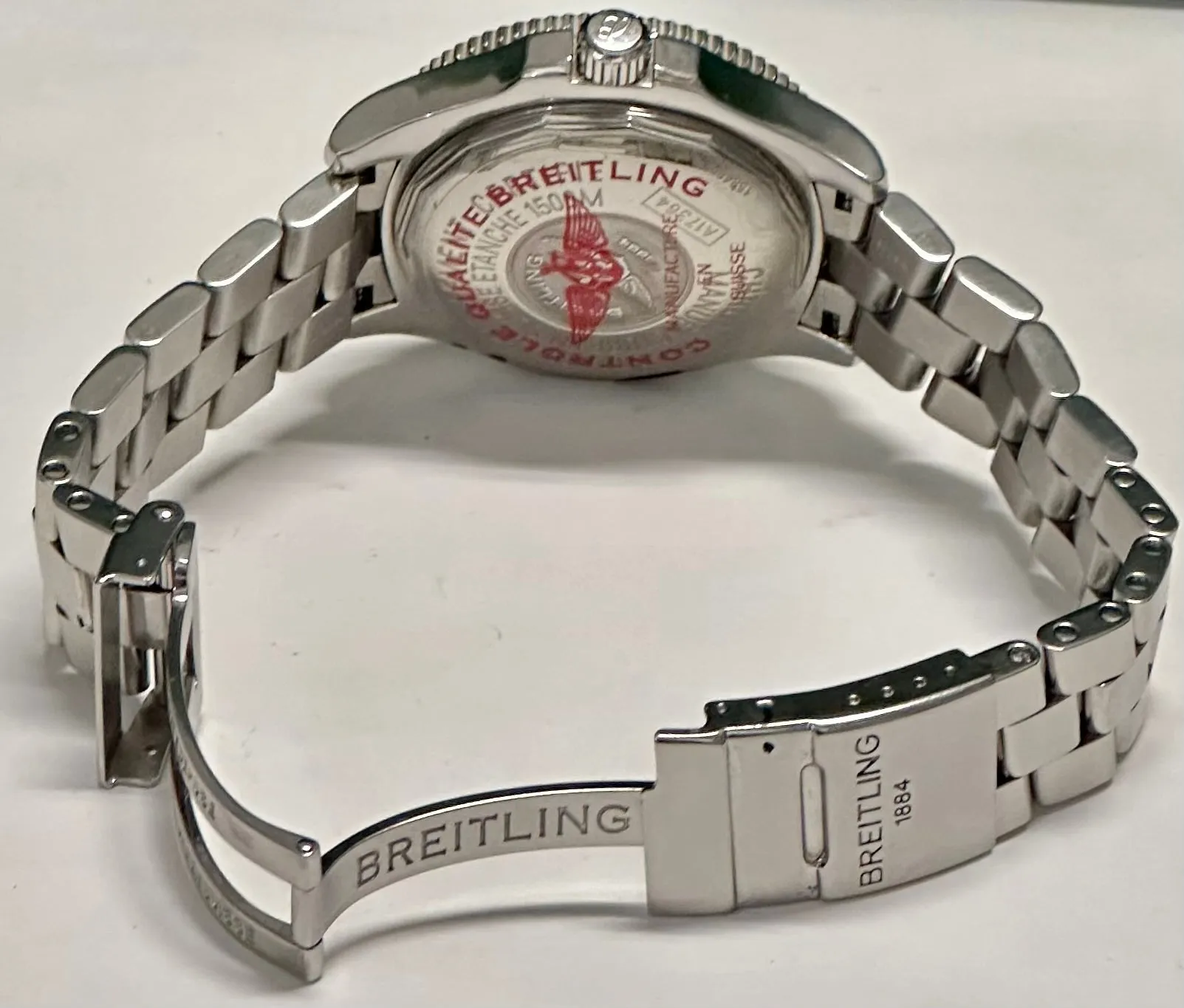 BREITLING Superocean Automatic Stainless Steel Men's Wristwatch-$10K APR w/ COA!