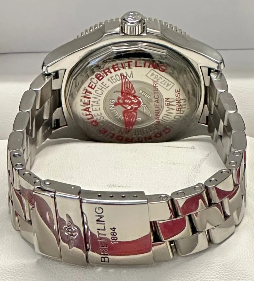 BREITLING Superocean Automatic Stainless Steel Men's Wristwatch-$10K APR w/ COA!