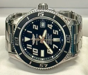 BREITLING Superocean Automatic Stainless Steel Men's Wristwatch-$10K APR w/ COA!