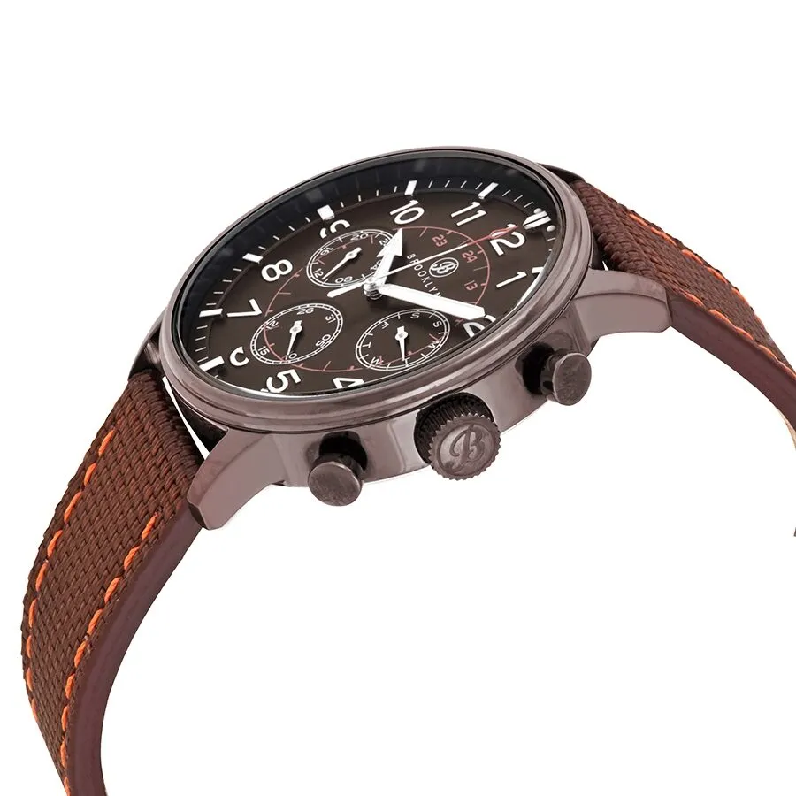 Brooklyn Watch Co. Greenpoint Quartz Brown Dial Men's Watch 8125Q3