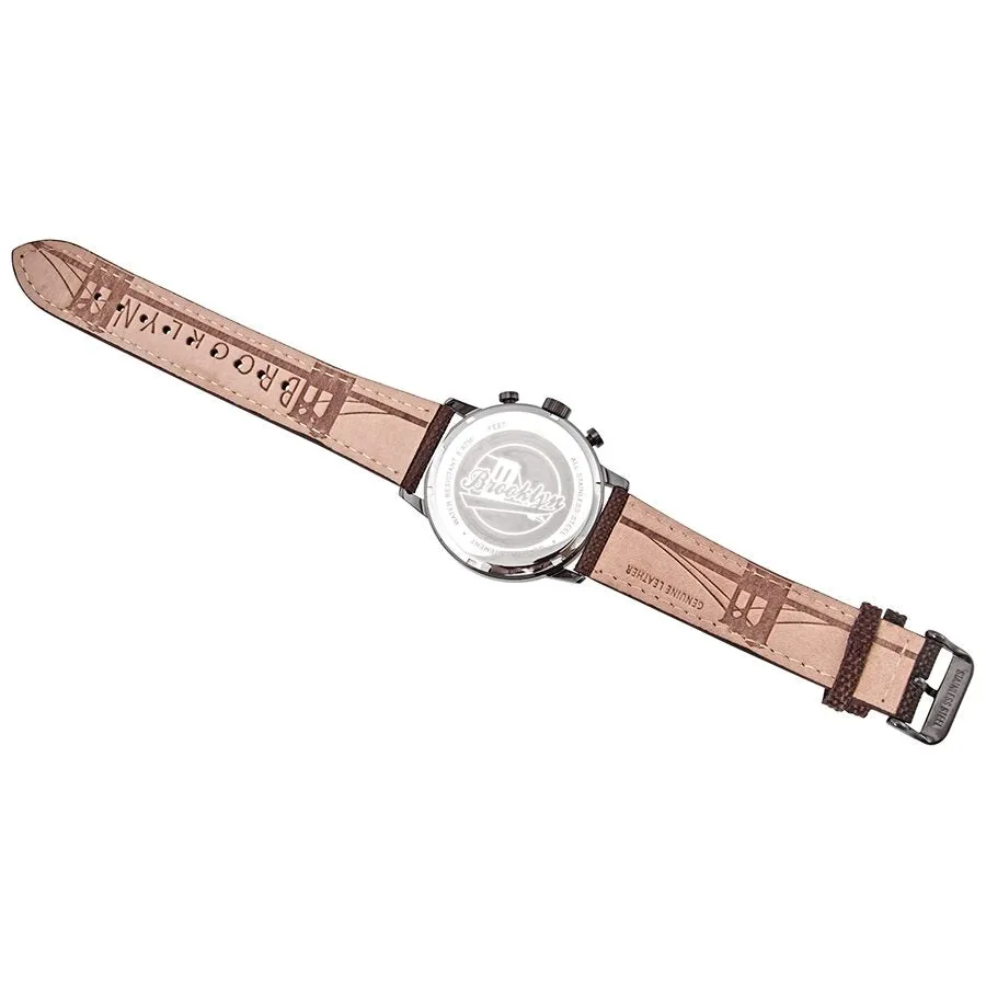 Brooklyn Watch Co. Greenpoint Quartz Brown Dial Men's Watch 8125Q3