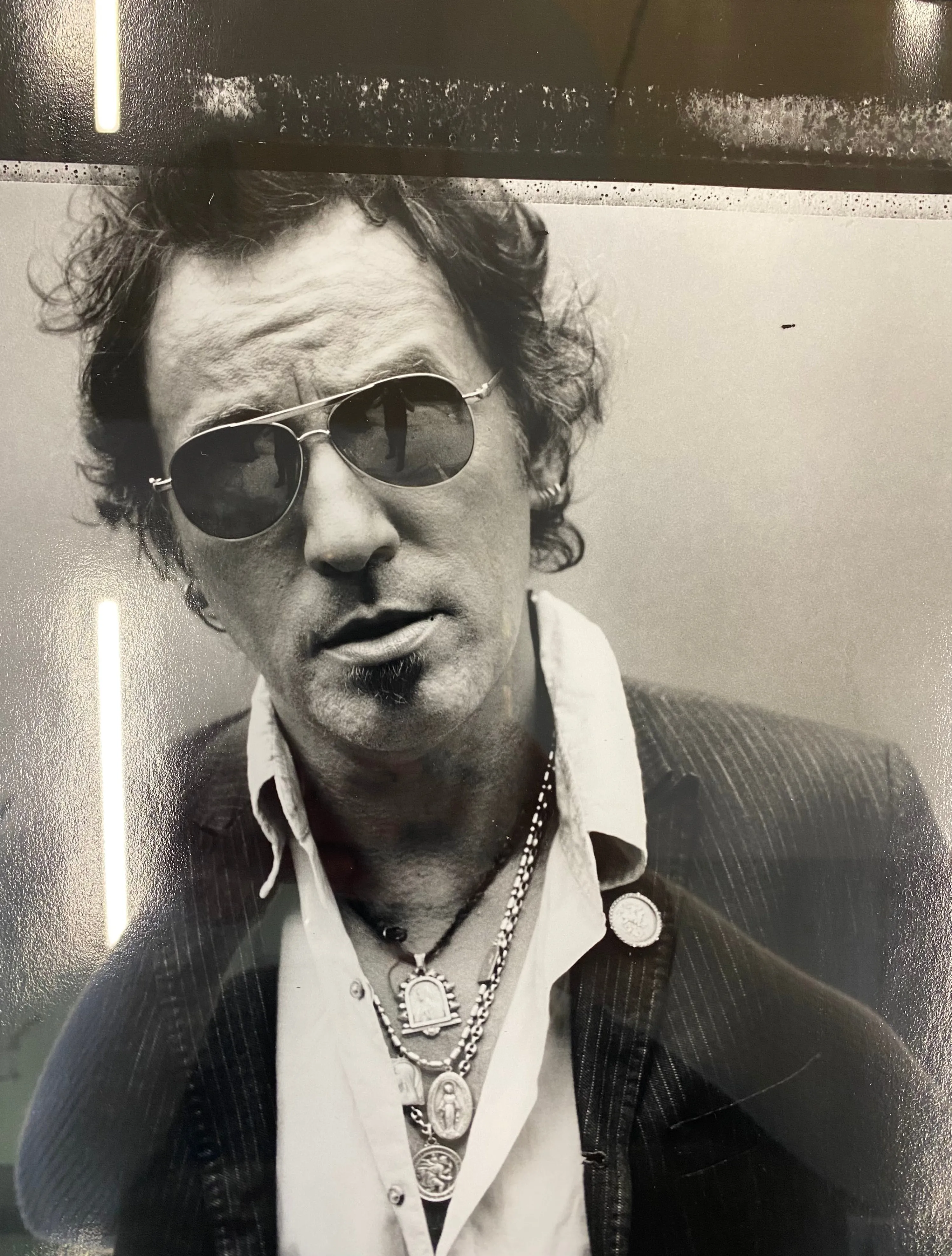 BRUCE SPRINGSTEEN PHOTOGRAPH PRINT IN B&W FROM DANNY CLINCH- $6K APR w/ CoA!