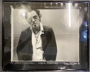 BRUCE SPRINGSTEEN PHOTOGRAPH PRINT IN B&W FROM DANNY CLINCH- $6K APR w/ CoA!