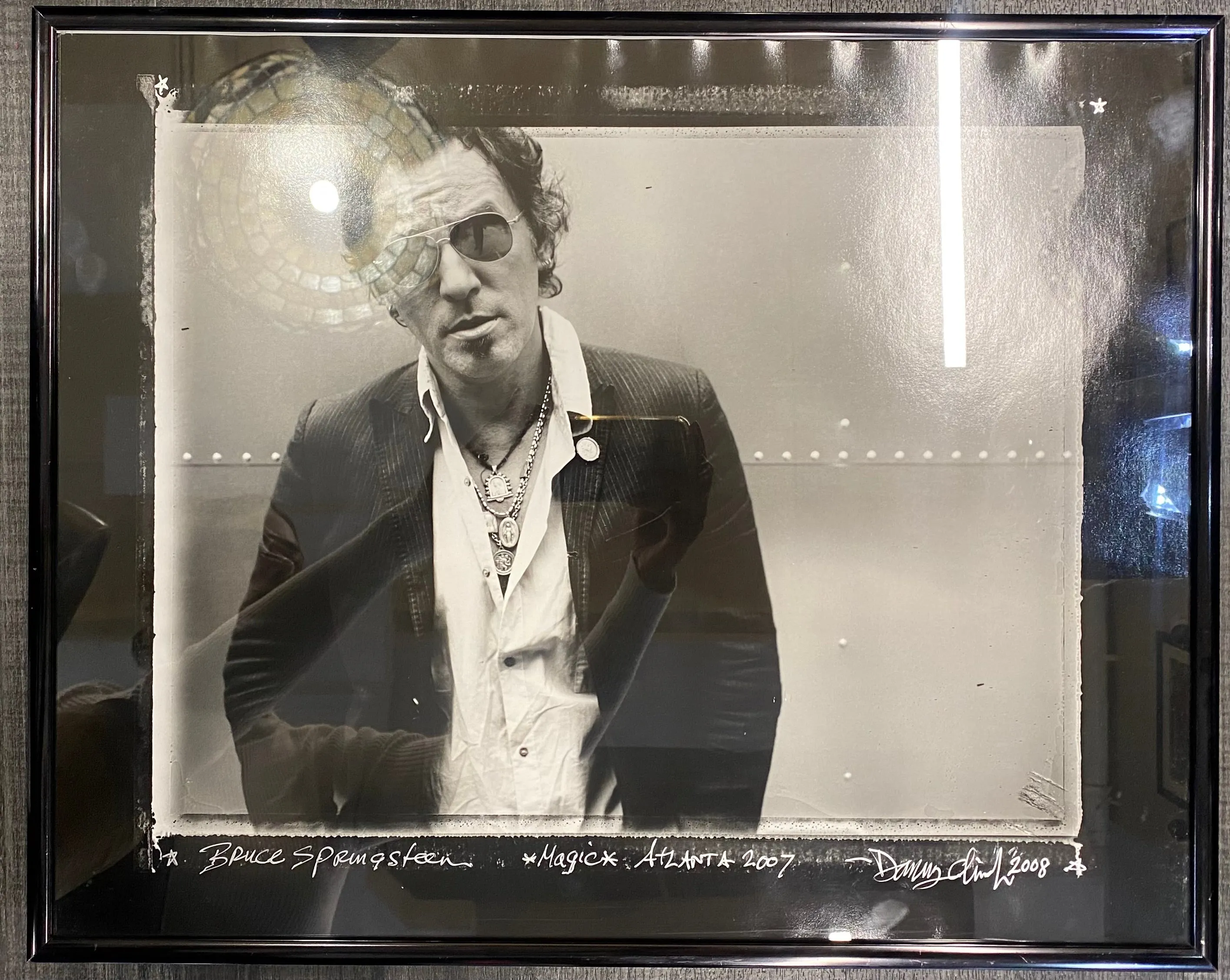 BRUCE SPRINGSTEEN PHOTOGRAPH PRINT IN B&W FROM DANNY CLINCH- $6K APR w/ CoA!