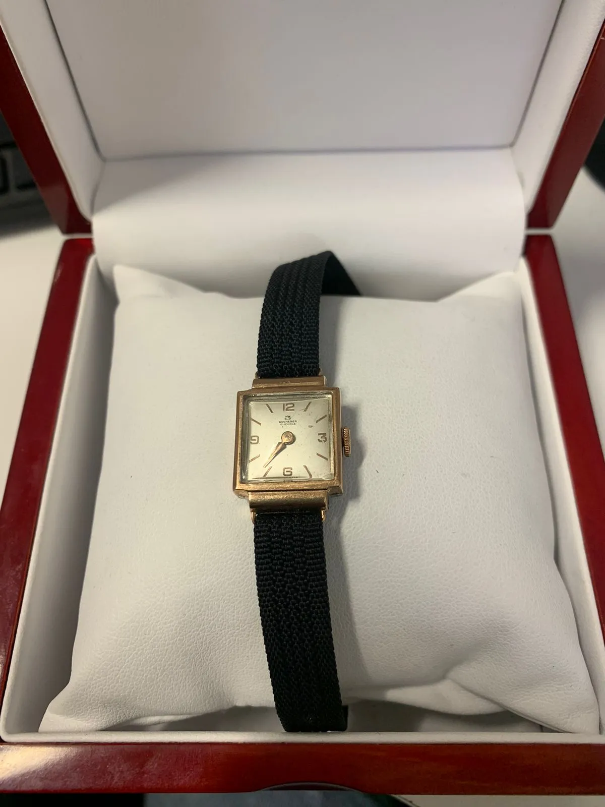 Bucherer Ladies Vintage 1940s Watch Rose Gold Case SS Back - $4K APR w COA!