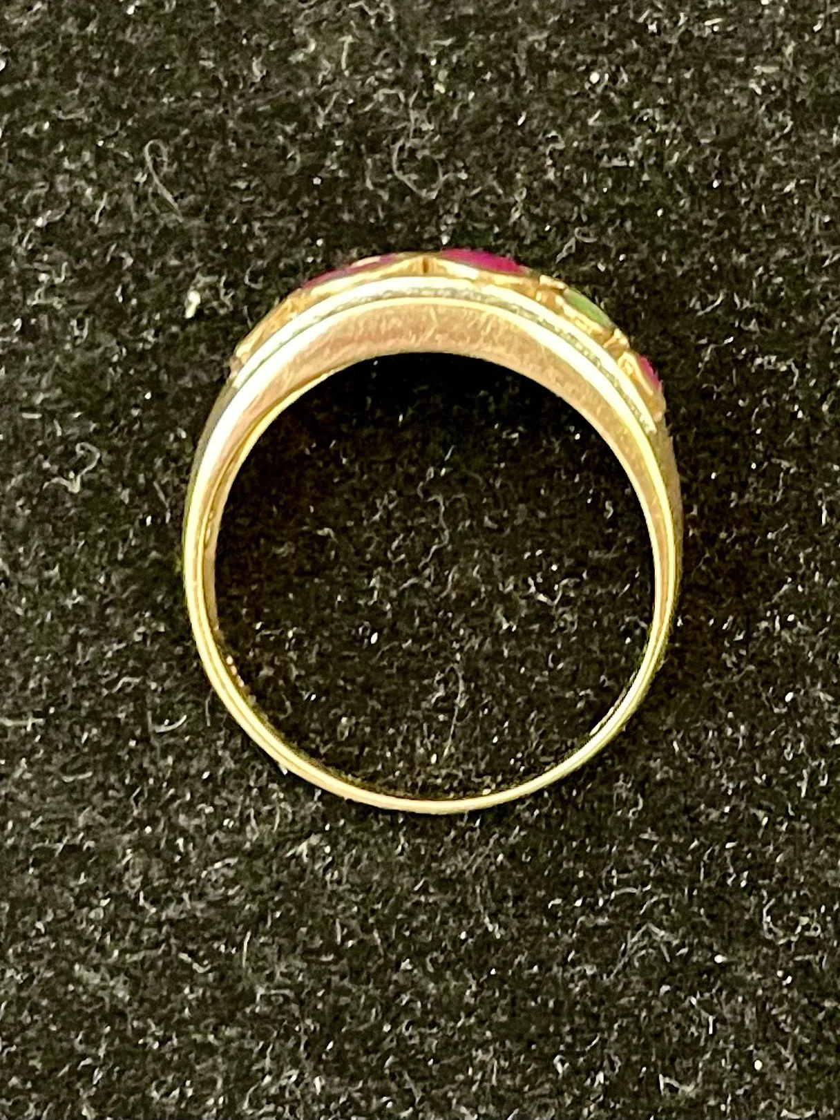 Bulgari style Designer SYG w Sapphire, Ruby, Emer & Diamond Ring - $6K APR w/CoA!