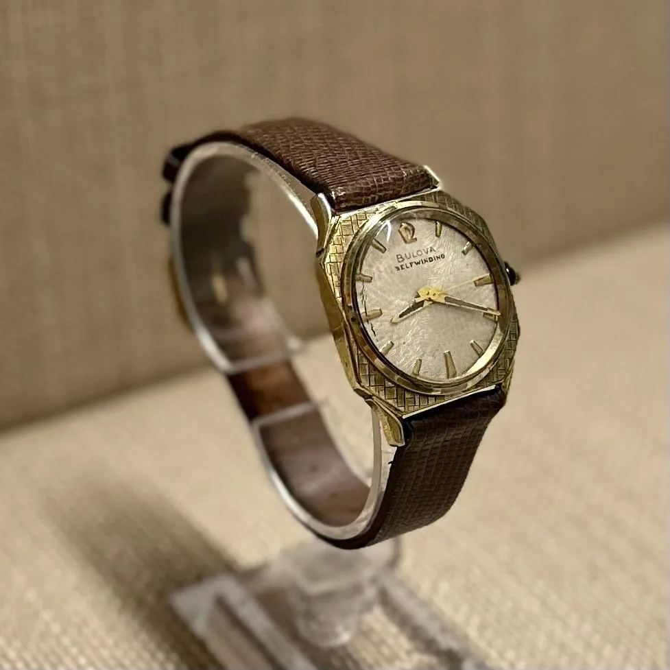 Bulova c. 1950's Selfwinding w/ Florentine Gold Case Men's Watch-$6K APR w/ COA!