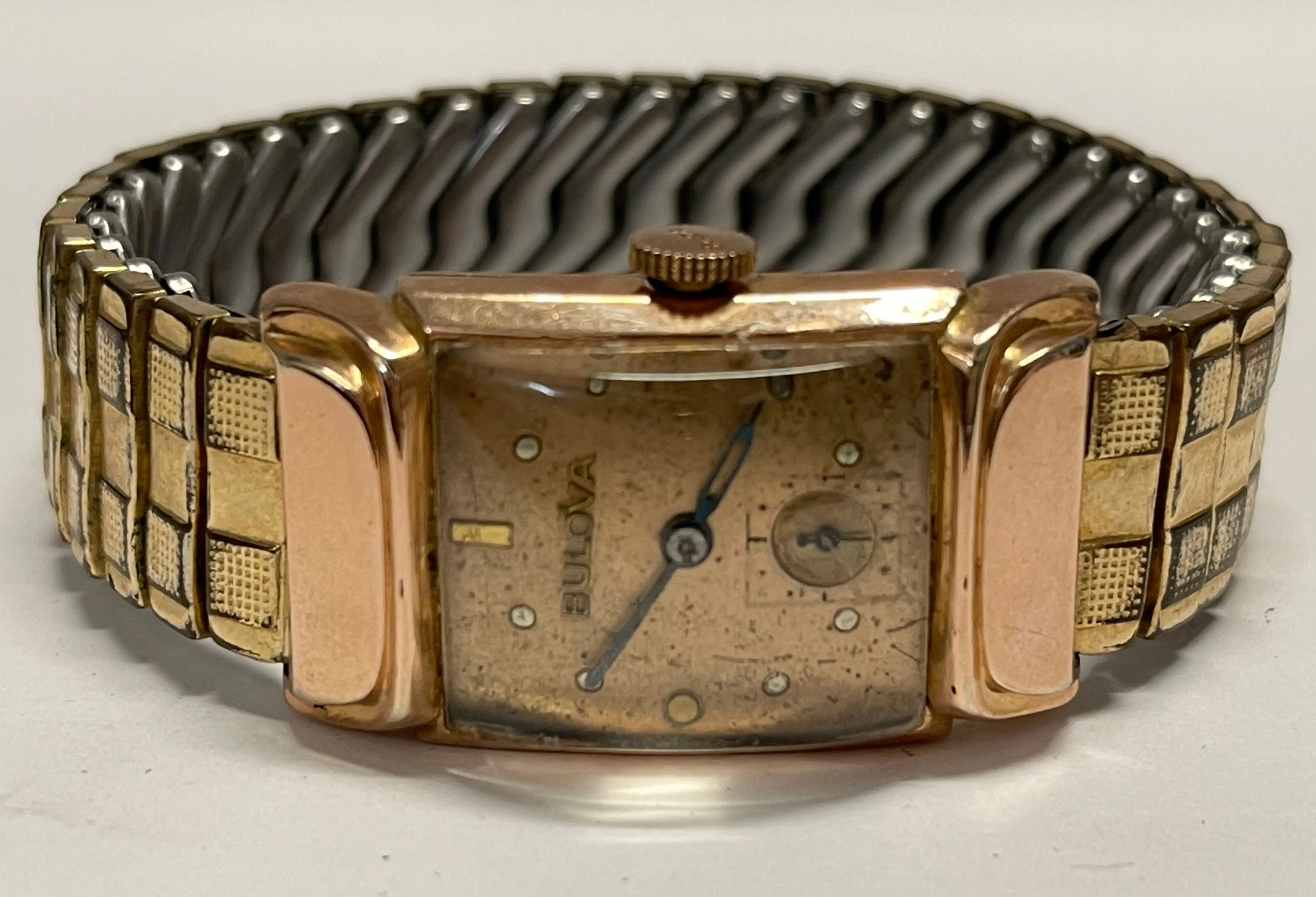 BULOVA Rose Gold Tone Beautiful Vintage w/ Special Lugs Design - $6K APR w/ COA!