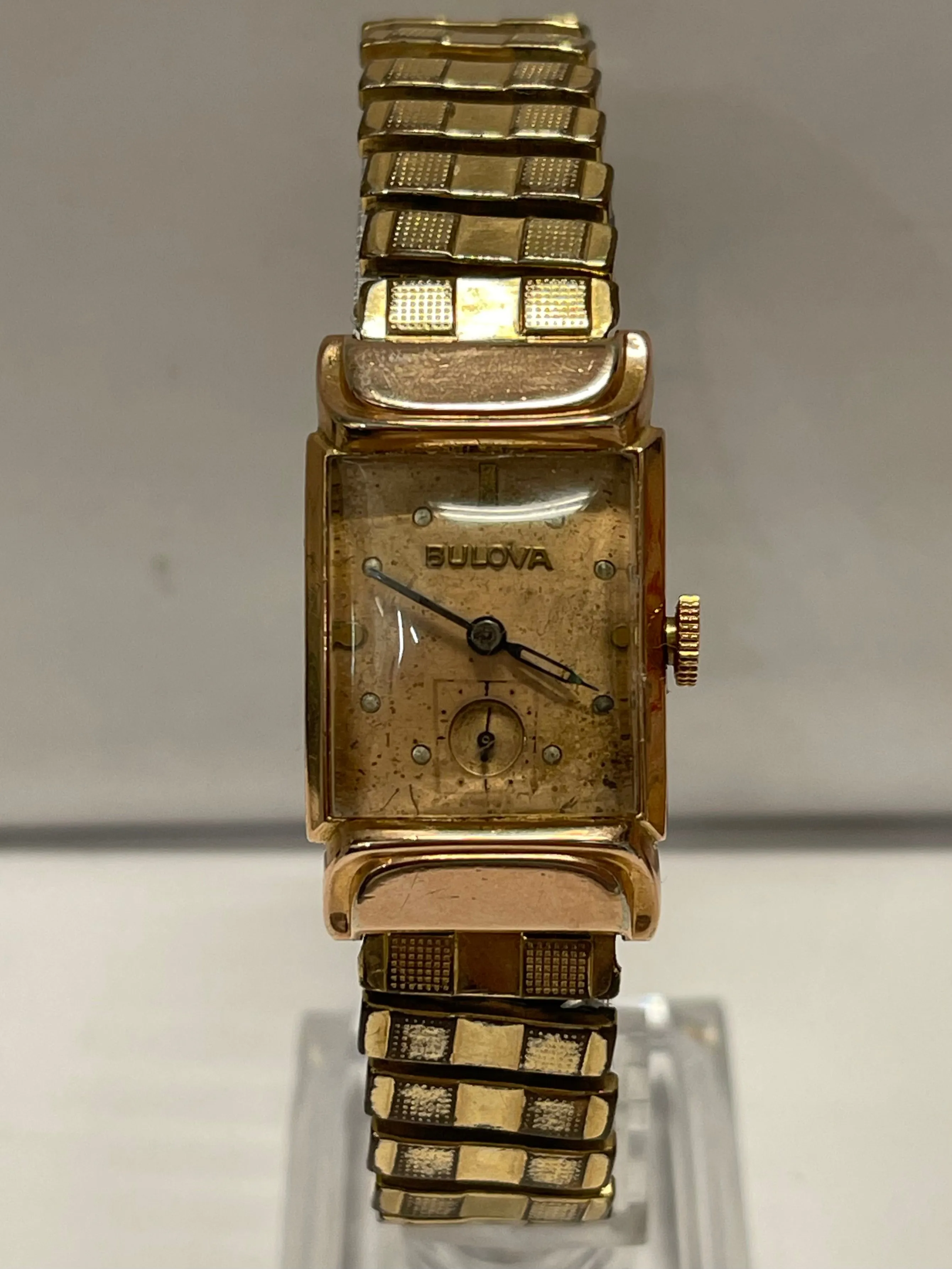 BULOVA Rose Gold Tone Beautiful Vintage w/ Special Lugs Design - $6K APR w/ COA!