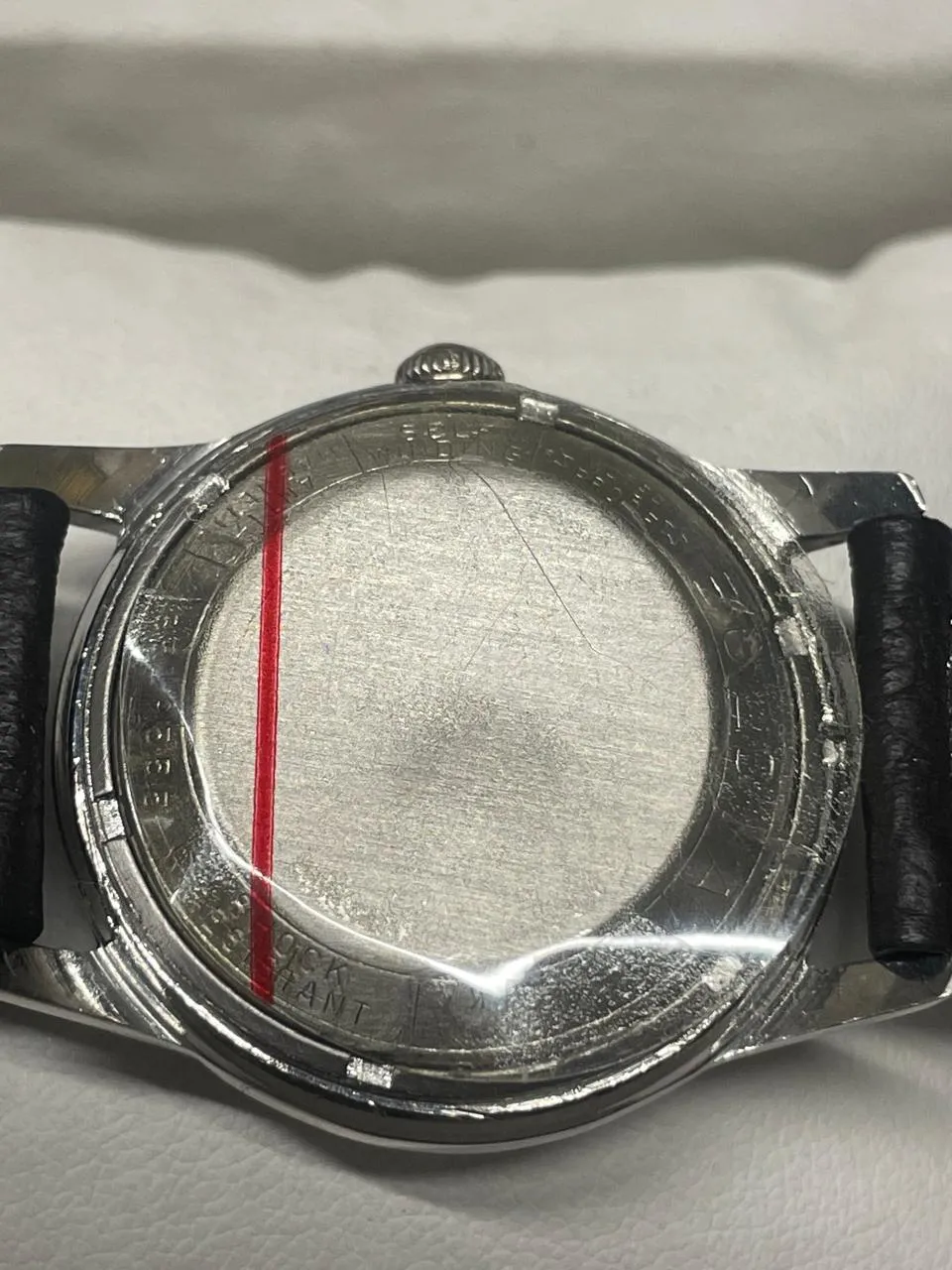 Bulova Stainless Steel Watch - Off-White Dial, Military Design- $6K APR w/ COA!!