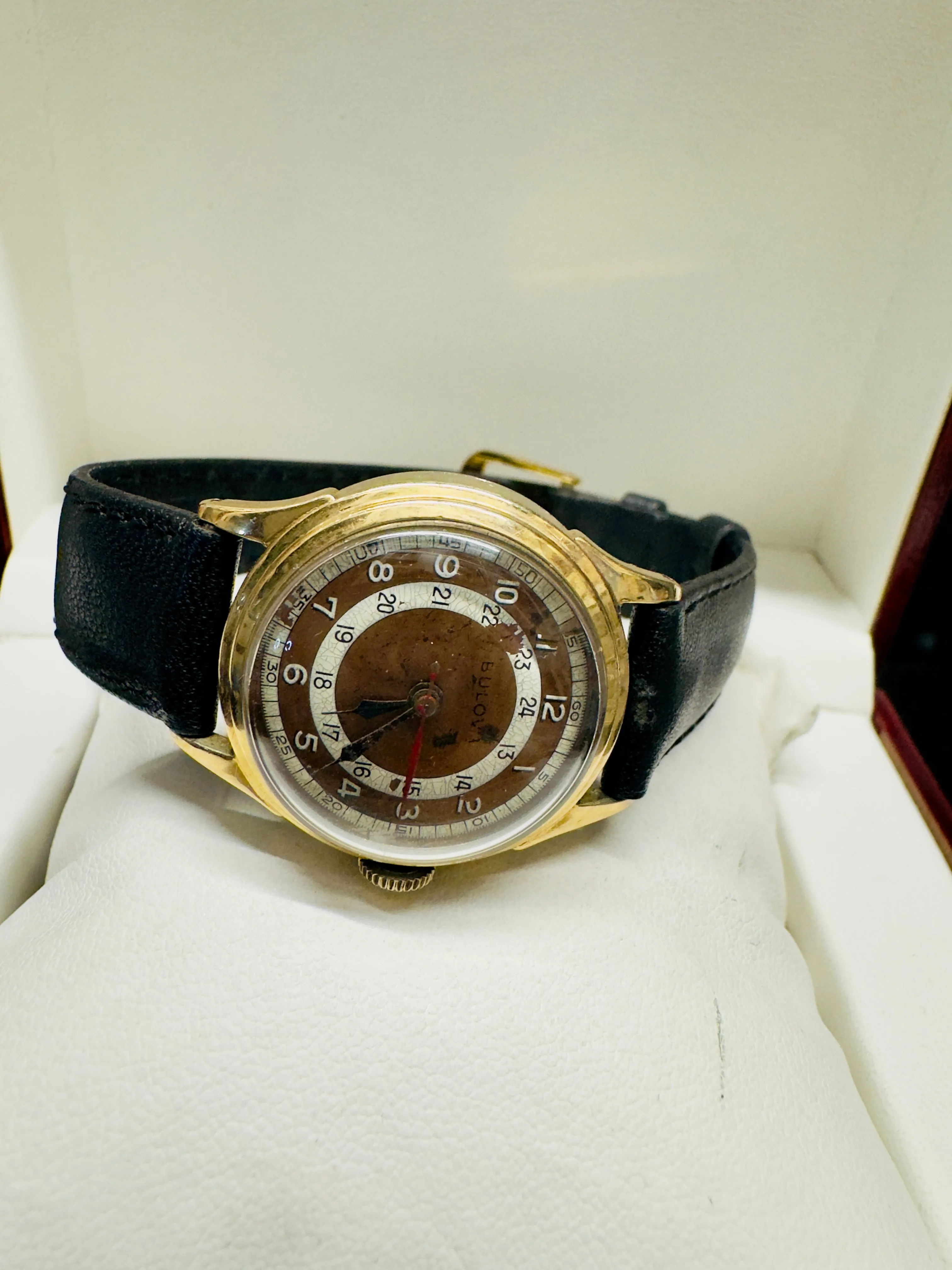 Bulova Vintage 1930's of a Small-Size Rolex Style Gold Tone - $6K APR w/ COA!!!