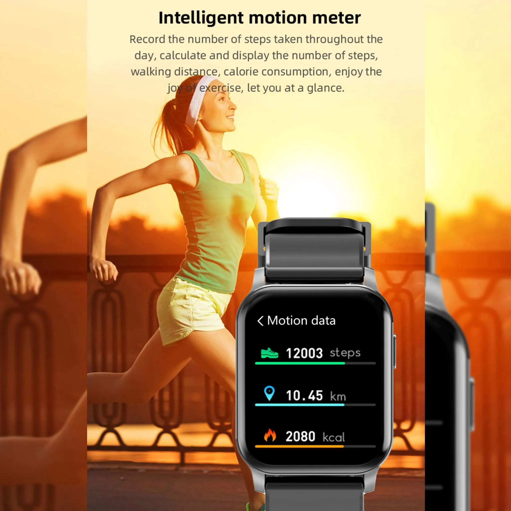 Business Chic Smartwatch Ultra Wide Angle of View All Day Personalize Reminder