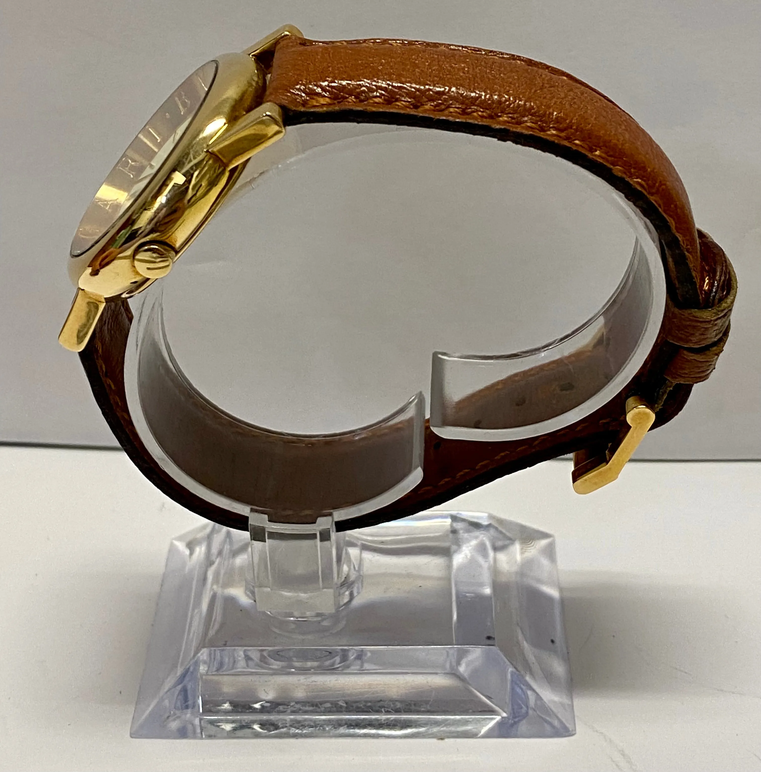 BVLGARI 18K YG Men's Watch Unique Ivory Dial Lmt. Edition New - $30K APR w/ COA!