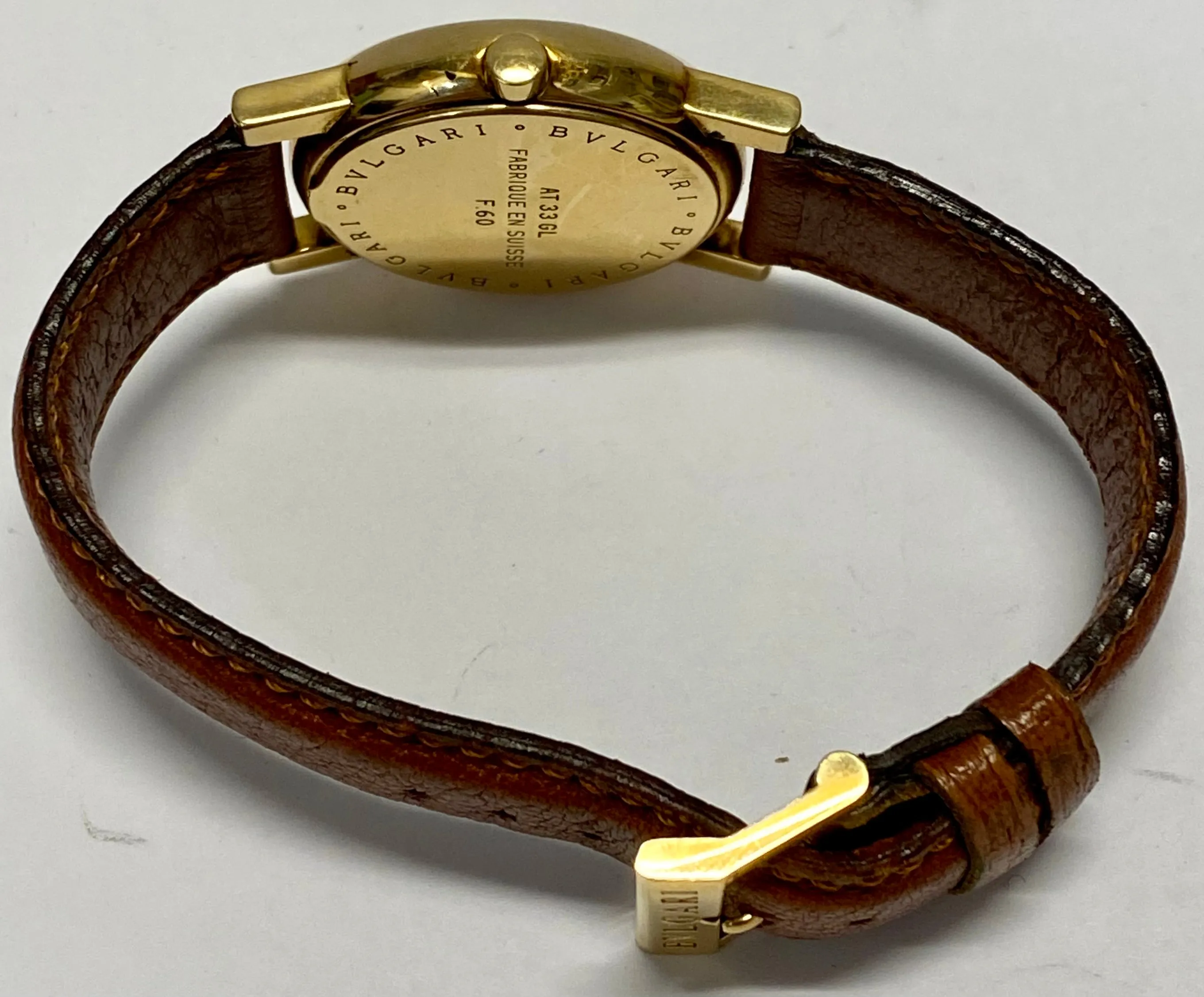 BVLGARI 18K YG Men's Watch Unique Ivory Dial Lmt. Edition New - $30K APR w/ COA!
