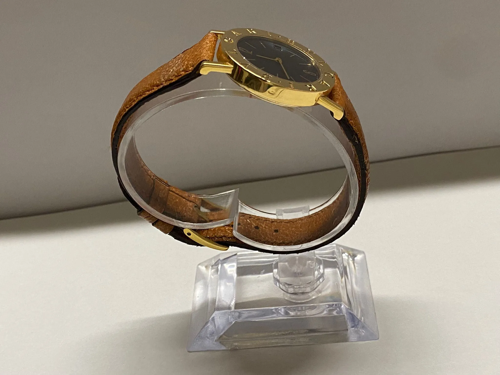 BVLGARI 18KYG Elegance Black Dial Unique Brand New Unisex Watch- $13K APR w/ COA