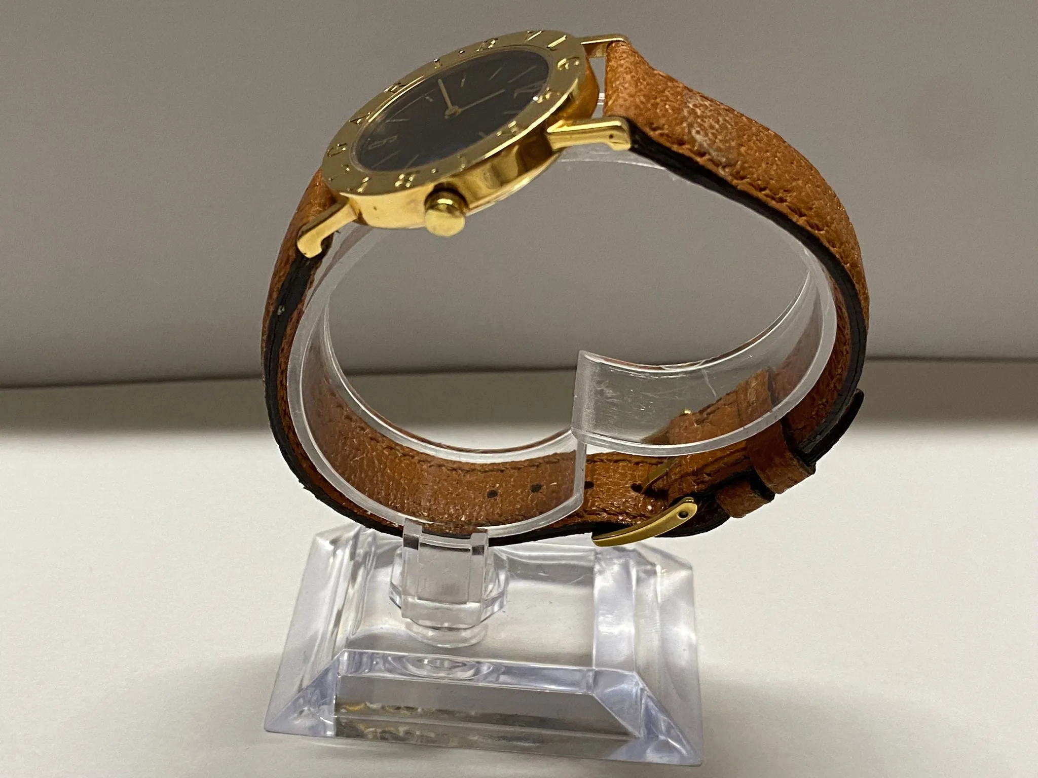 BVLGARI 18KYG Elegance Black Dial Unique Brand New Unisex Watch- $13K APR w/ COA