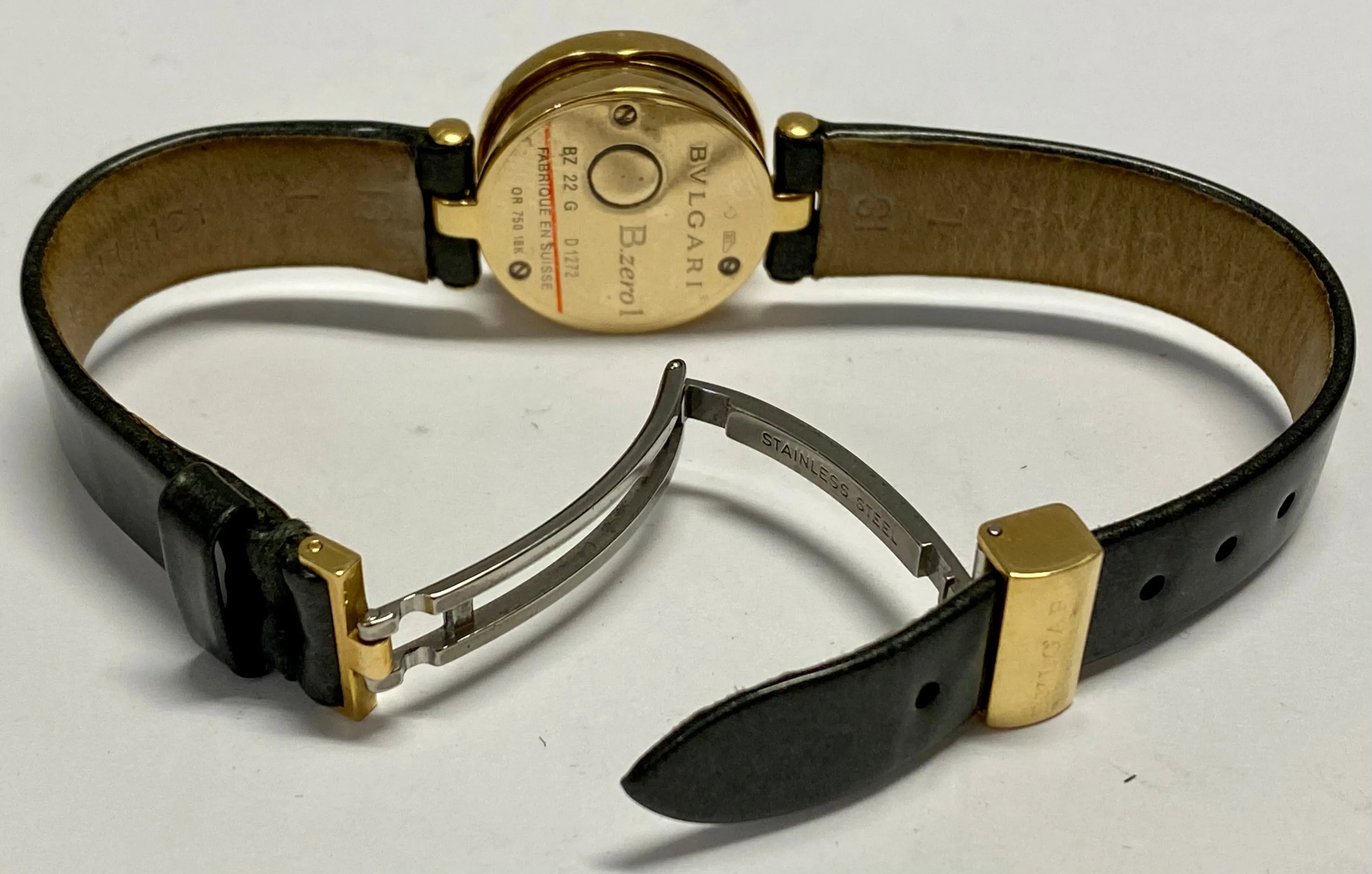 BVLGARI B. Zero I 18K Gold Special Edition Extra-Thick Watch - $16K APR w/ COA!!