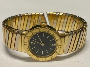 BVLGARI Ladies 18K Yellow Gold/ White Gold Beautiful Wristwatch - $35K APR w/ COA!!!!