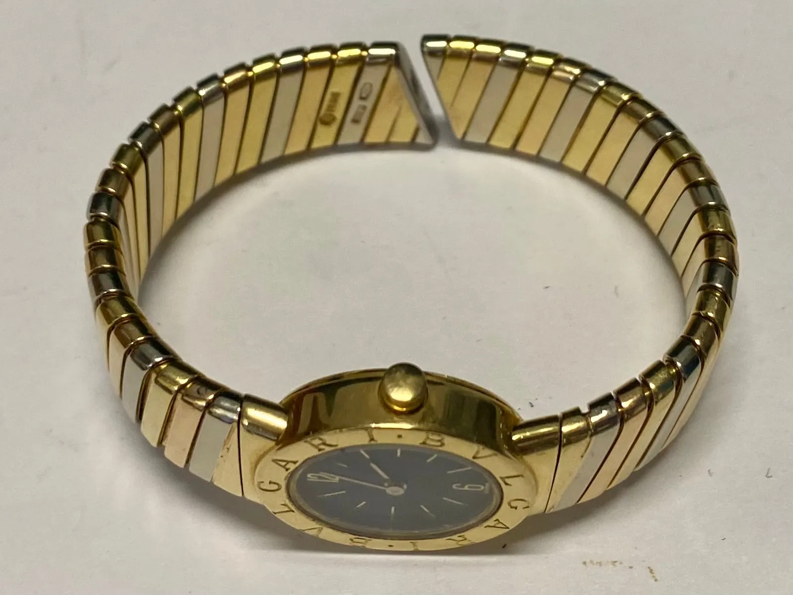BVLGARI Ladies 18K Yellow Gold/ White Gold Beautiful Wristwatch - $35K APR w/ COA!!!!