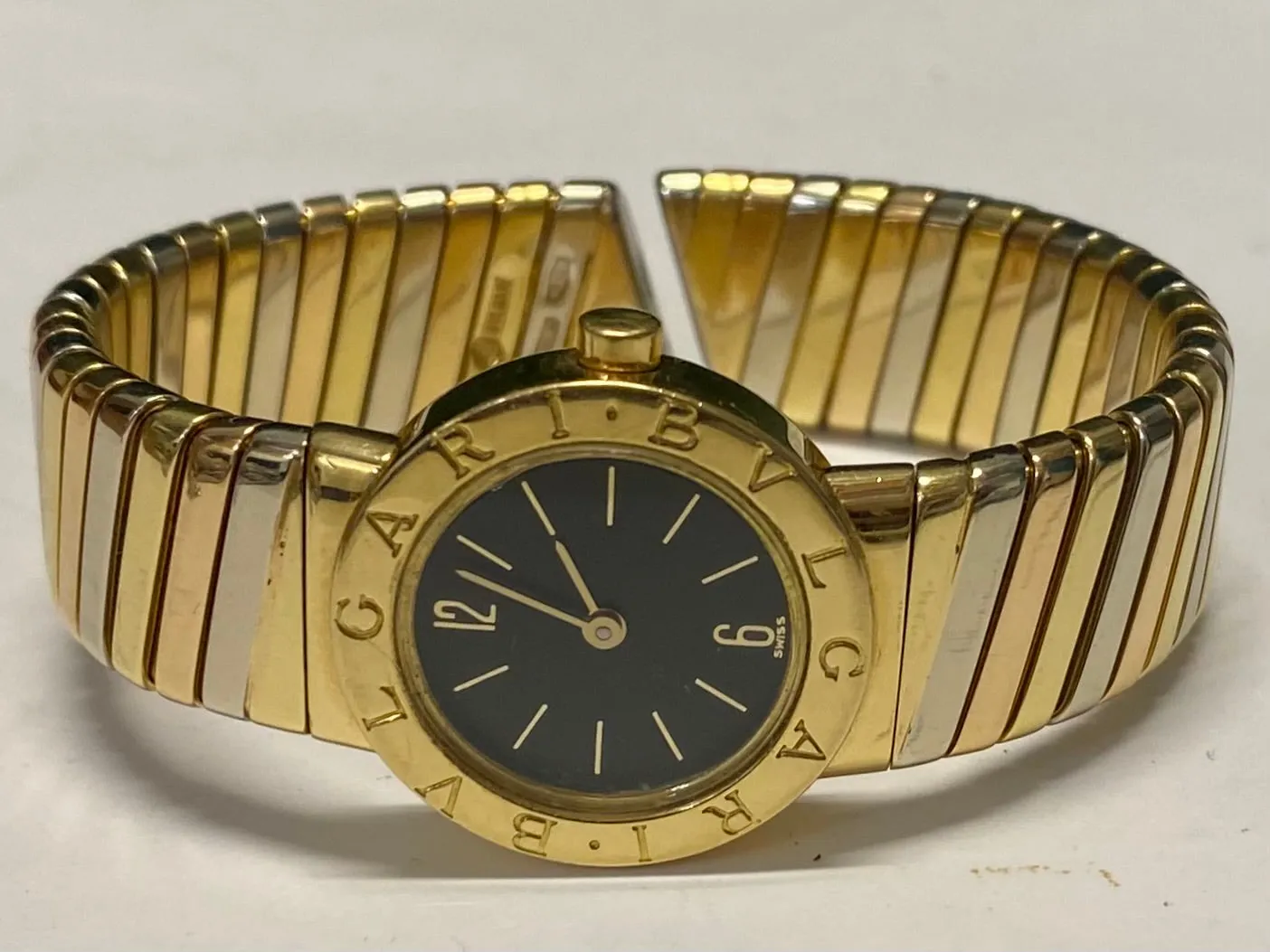 BVLGARI Ladies 18K Yellow Gold/ White Gold Beautiful Wristwatch - $35K APR w/ COA!!!!