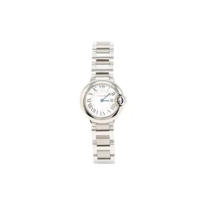 Cartier 28MM Ballon Bleu De Cartier Watch Stainless Steel