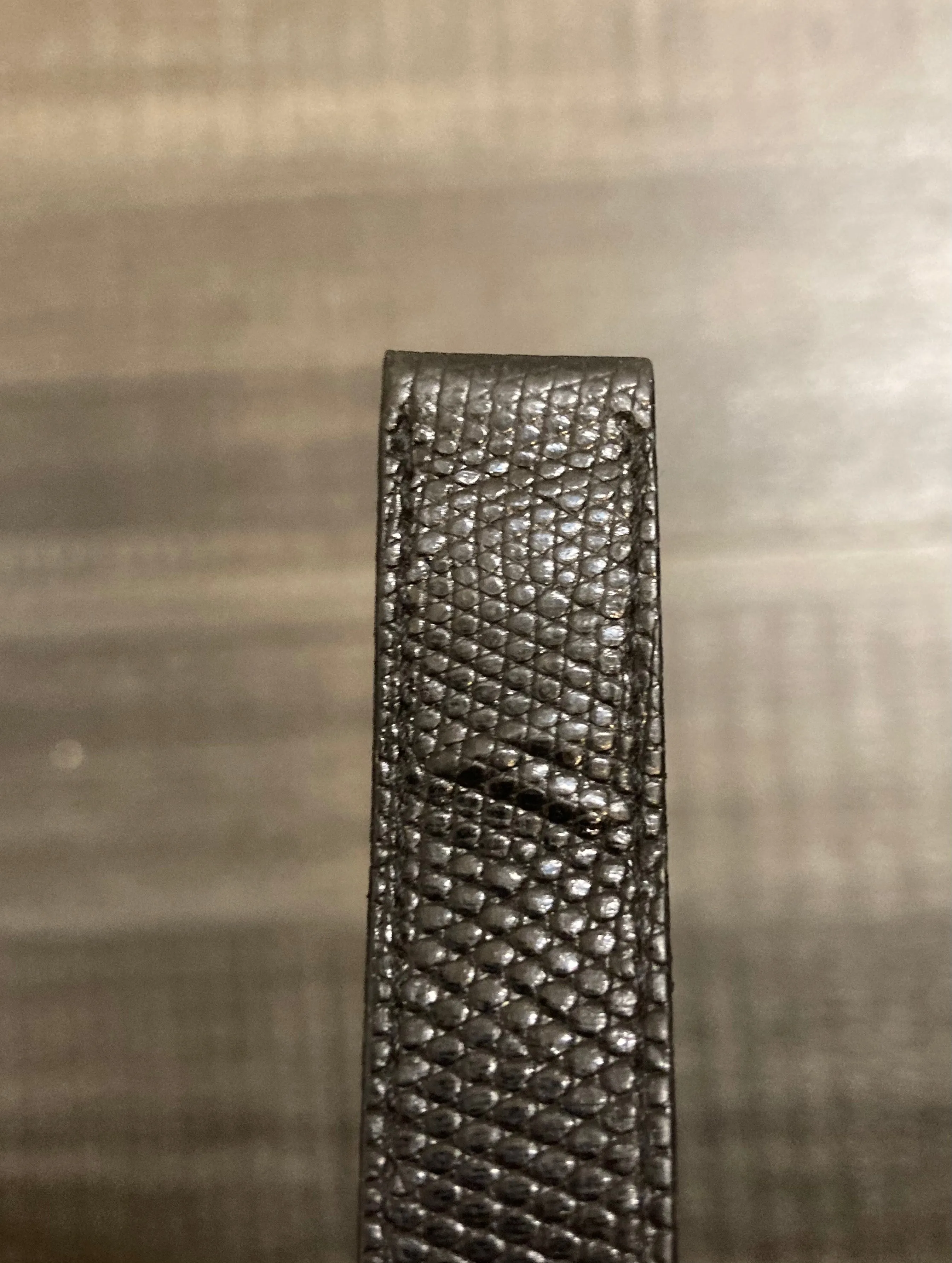 CARTIER Black Lizard Watch Strap for Deployment - $700 APR VALUE w/ CoA! ✓