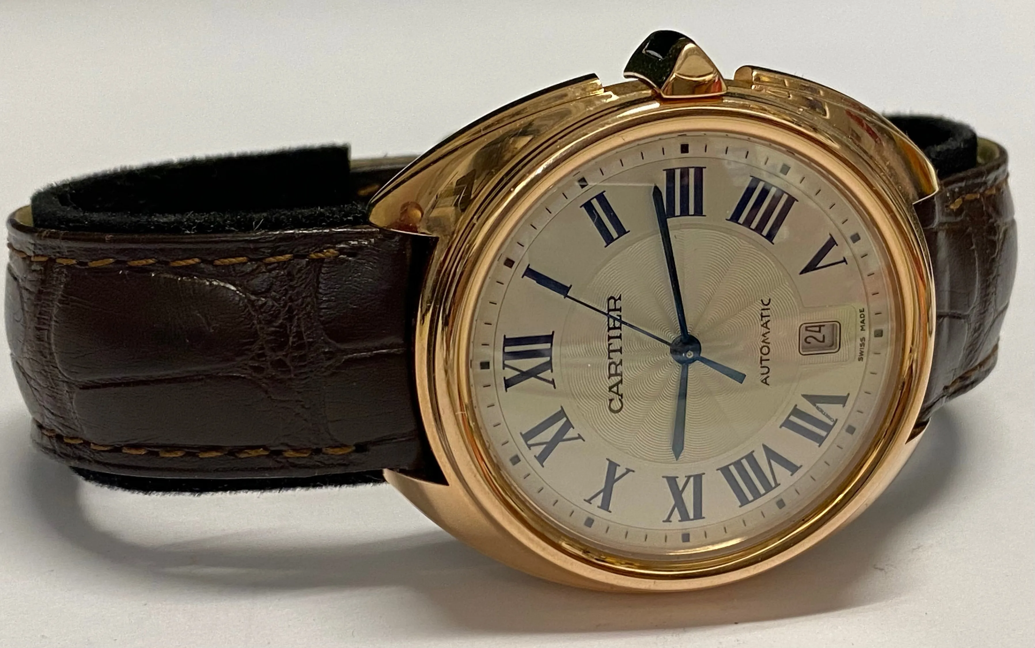 CARTIER Cle De Unisex 18K RG Limited Edition Autom Brand New - $50K APR w/ COA!!