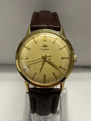 CARTIER Co-Branded By Movado Solid Gold Vintage 1940's Watch - $30K APR w/ COA!