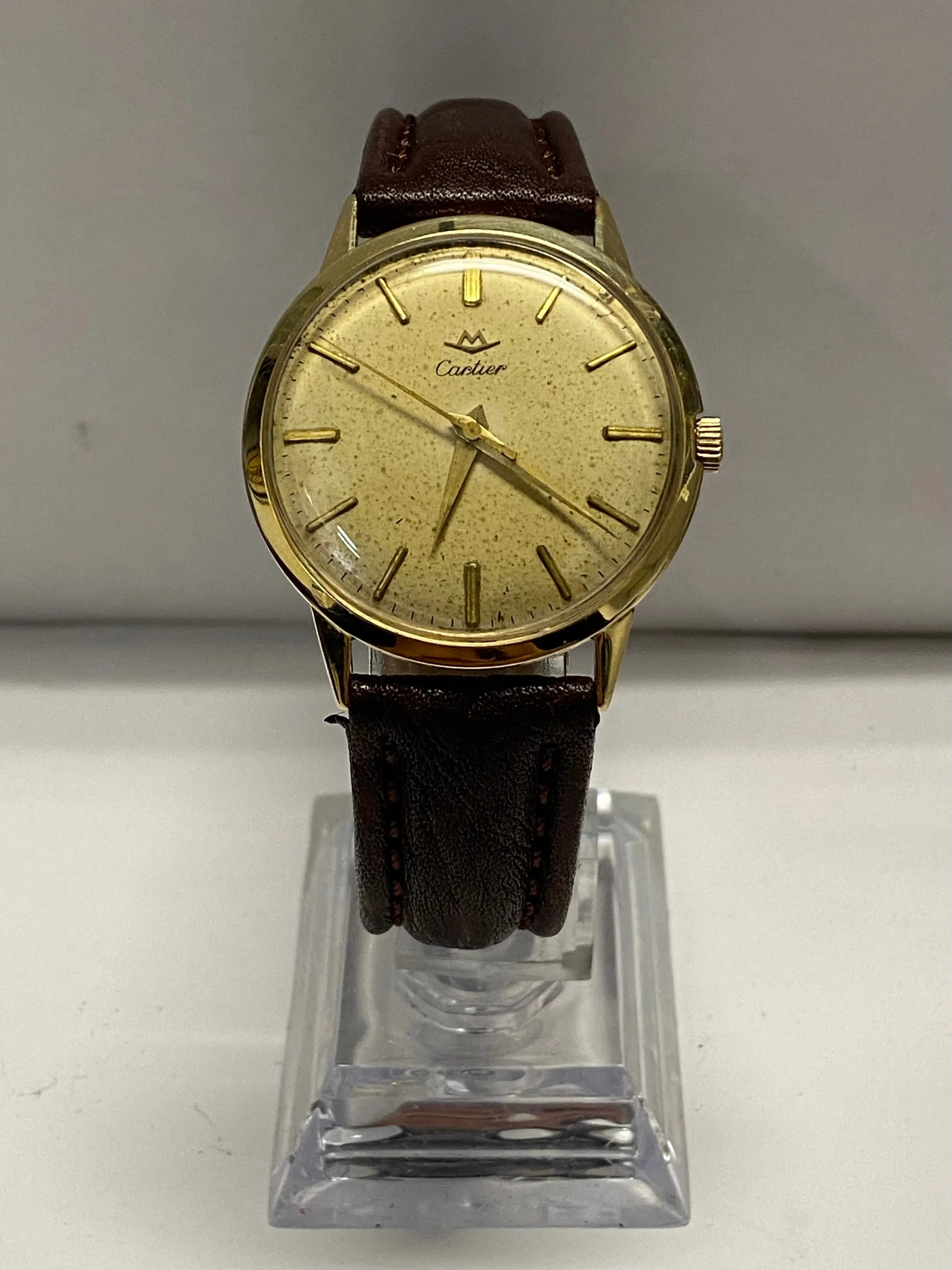 CARTIER Co-Branded By Movado Solid Gold Vintage 1940's Watch - $30K APR w/ COA!