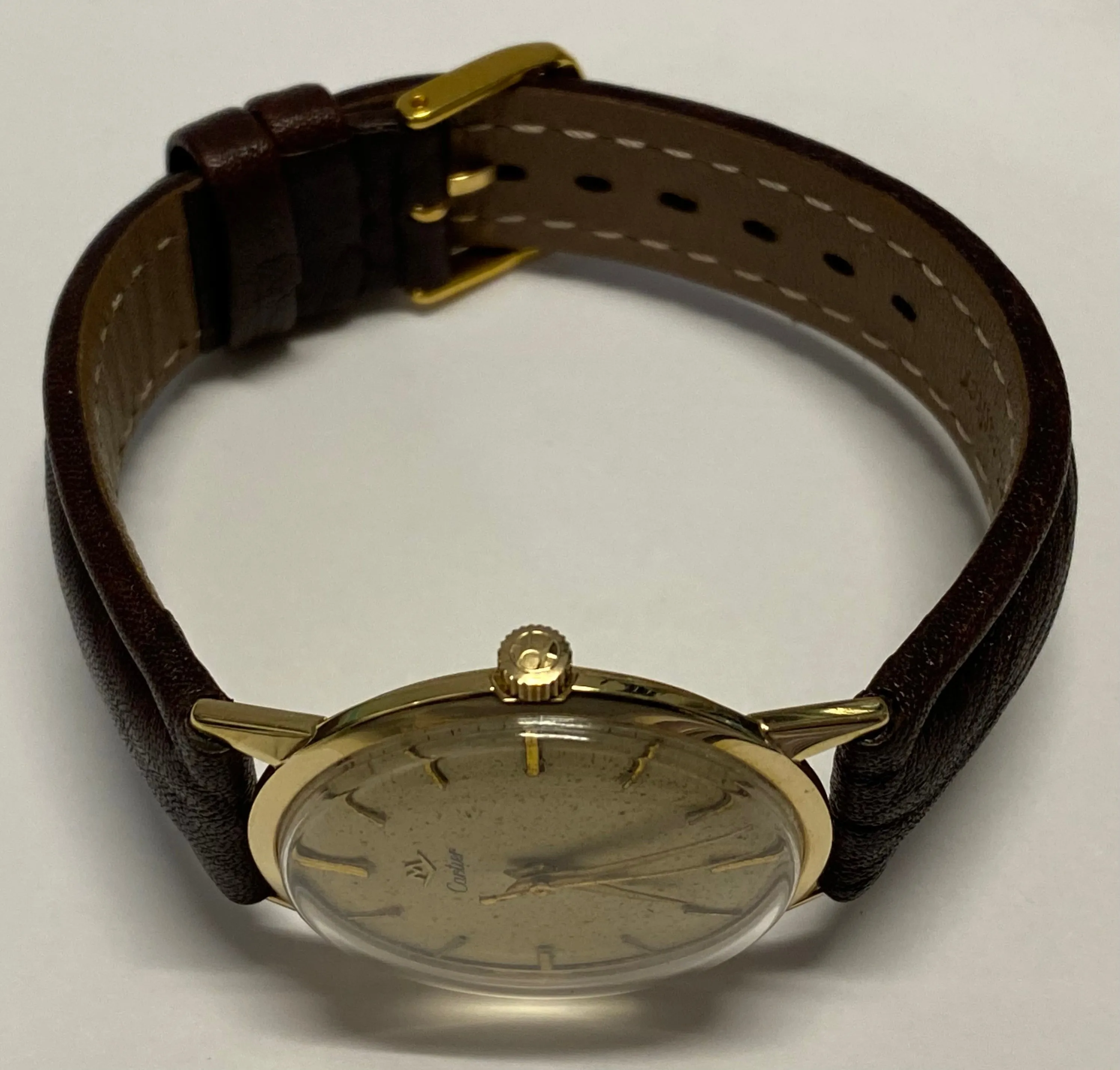 CARTIER Co-Branded By Movado Solid Gold Vintage 1940's Watch - $30K APR w/ COA!