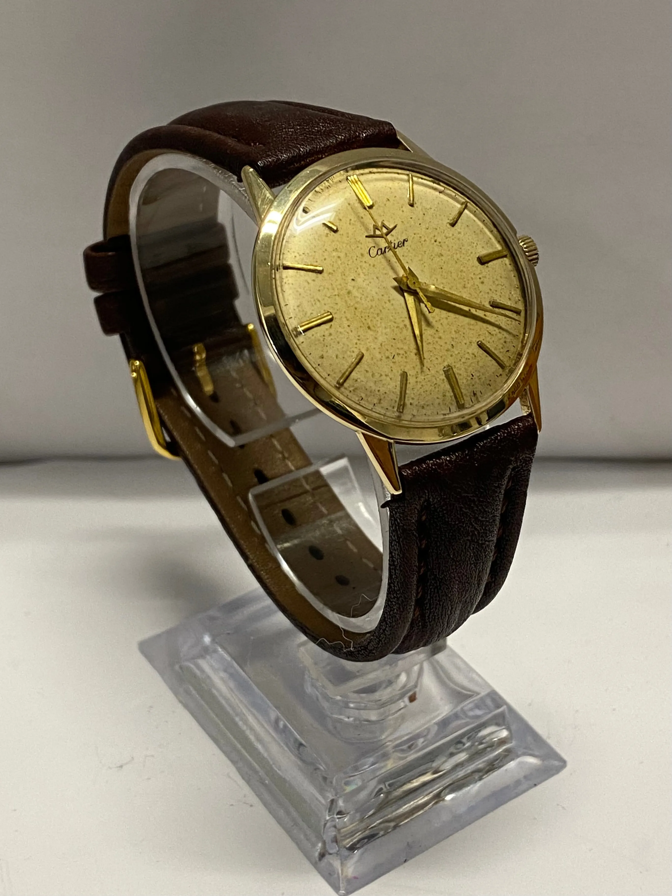 CARTIER Co-Branded By Movado Solid Gold Vintage 1940's Watch - $30K APR w/ COA!