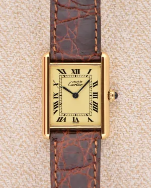 Cartier Must De Tank Roman Dial (Circa 1990s)