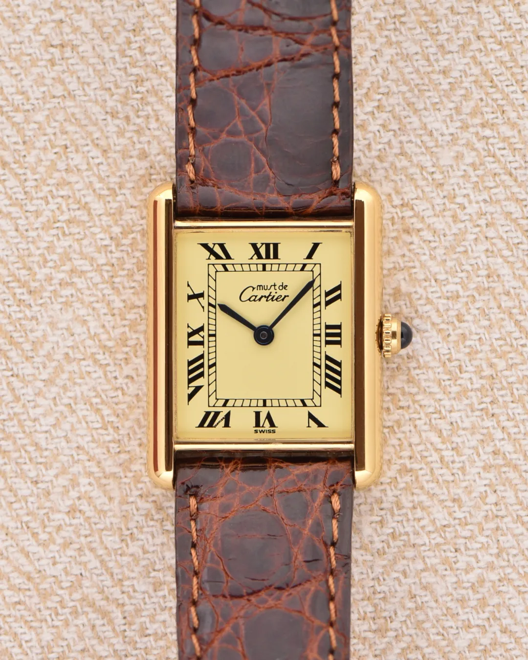 Cartier Must De Tank Roman Dial (Circa 1990s)