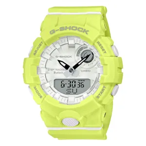 Casio G-Shock S Series G-Squad Bluetooth¶ô¶¸ Yellow Resin Band Watch GMAB800-9A GMA-B800-9A