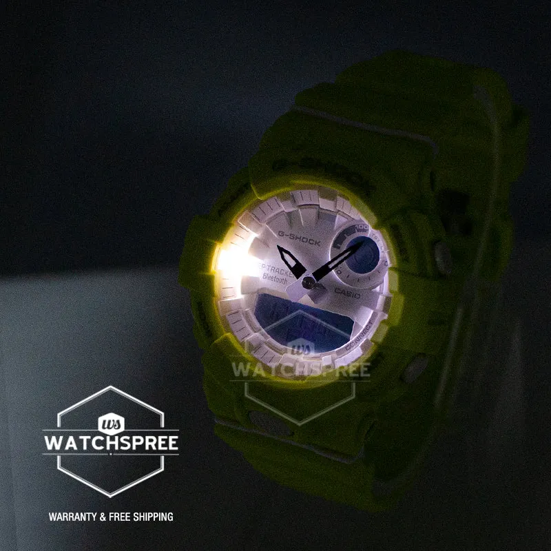 Casio G-Shock S Series G-Squad Bluetooth¶ô¶¸ Yellow Resin Band Watch GMAB800-9A GMA-B800-9A