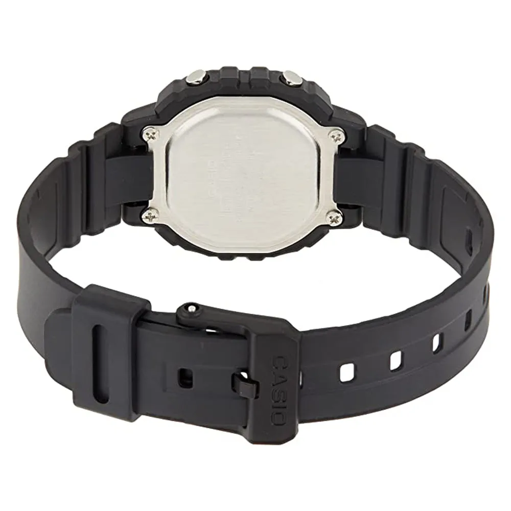 Casio Womens Black Resin Band Digital Quartz Watch - LA-20WH-1CDF