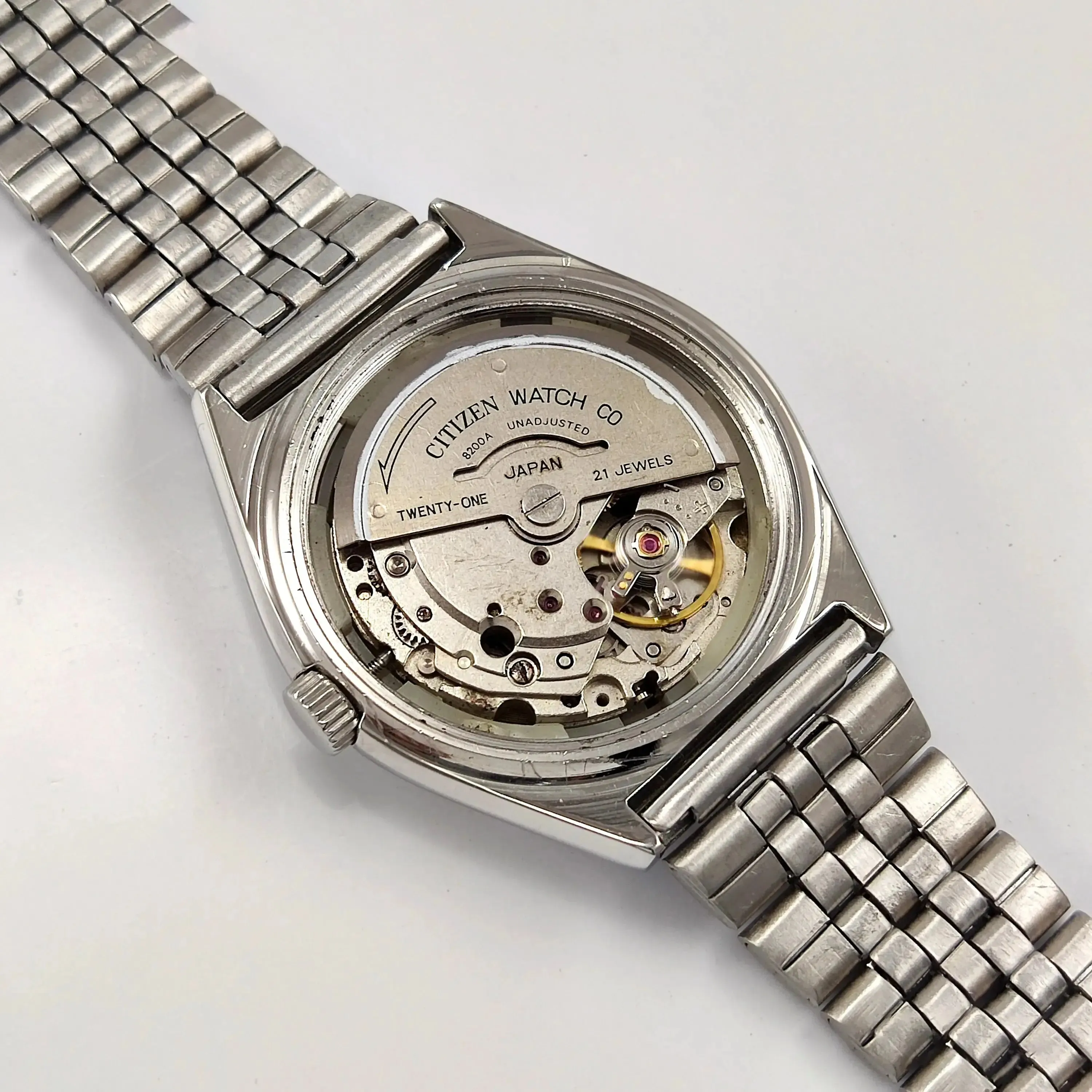 Citizen Cream Dial Automatic 21 Jewels Day Date Men's Watch 8200A