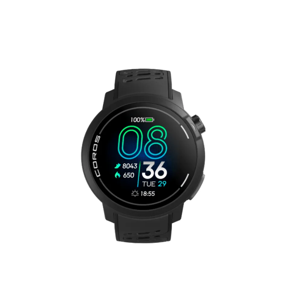 Coros Pace Pro GPS Sport Watch with Nylon Band in Black