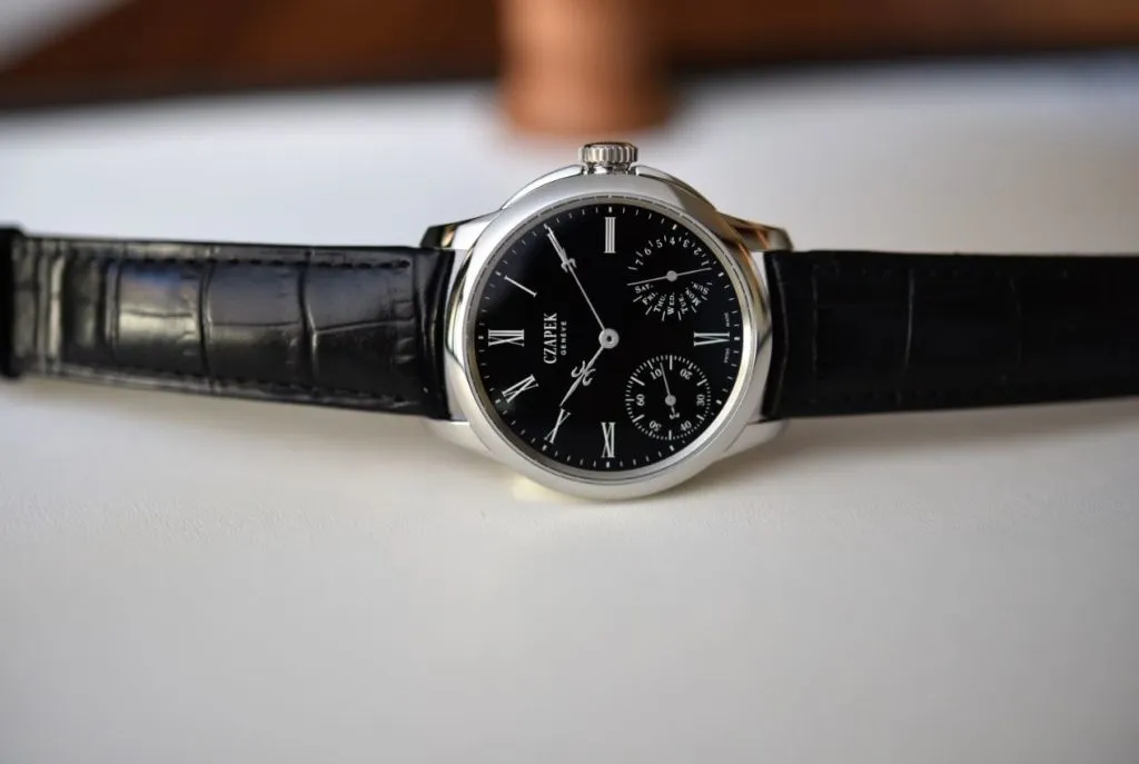 CZP Watch Quai Des Bergues Steel Black Enamel S Limited Edition